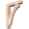 Ekena Millwork Imperial Craftsman Smooth Bracket w/ Offset Brace, Douglas Fir, 5 1/2"W x 24"D x 32"H BKT0604X24X32IMP04SDF - alternate 1